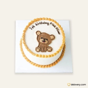 Bear Birthday Cake