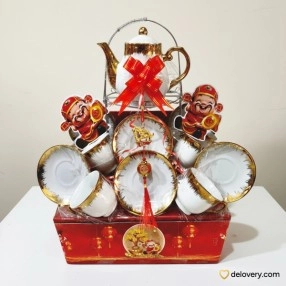Gilded Teaware Elegance