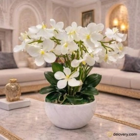 Majestic Lunar Orchid (Artificial)