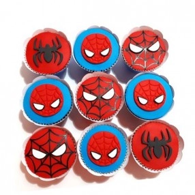 Spiderman Cup Cake